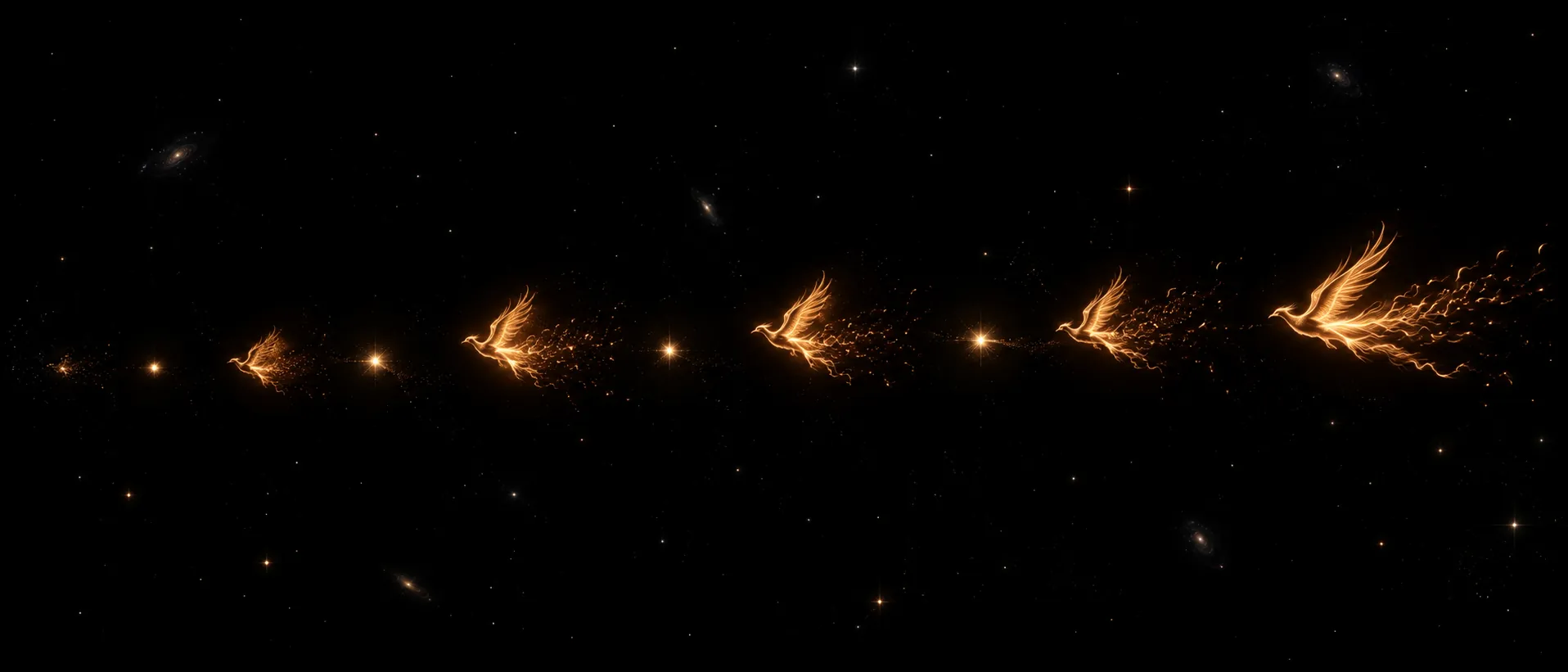 le Phénix de feu qui vole, se consume et renaît